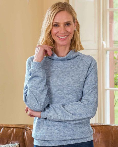 Eden Leisure Cowl Neck Ladies Sweatshirt Country Collection